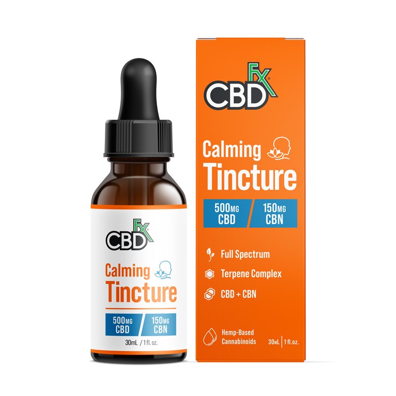 CBDfx Full Spectrum CBD + CBN Calming Tincture