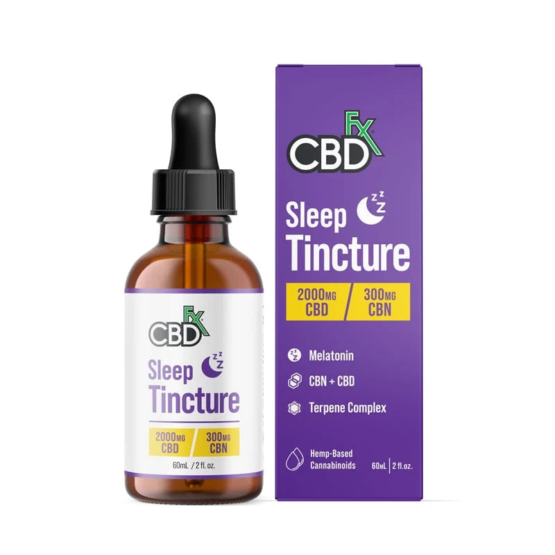 CBDfx CBD Sleep Tincture 2000mg CBD 300mg CBN 60mL