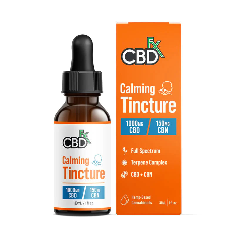 CBDfx Full Spectrum CBD CBN Calming Tincture 1000mg CBD 150mg CBN