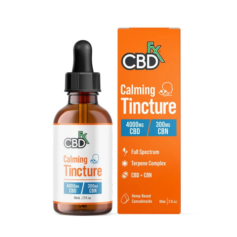 CBDfx Full Spectrum CBD CBN Calming Tincture 4000mg CBD 300mg CBN