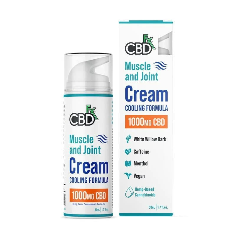 CBDfx Muscle Joint Cooling CBD Cream 1000mg