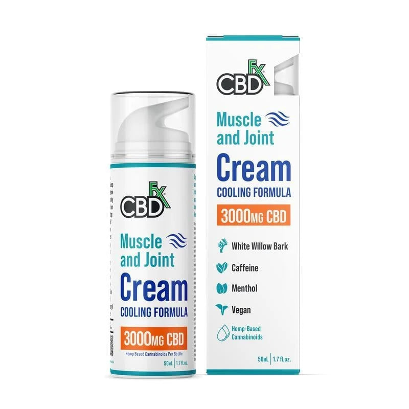 CBDfx Muscle Joint Cooling CBD Cream 3000mg