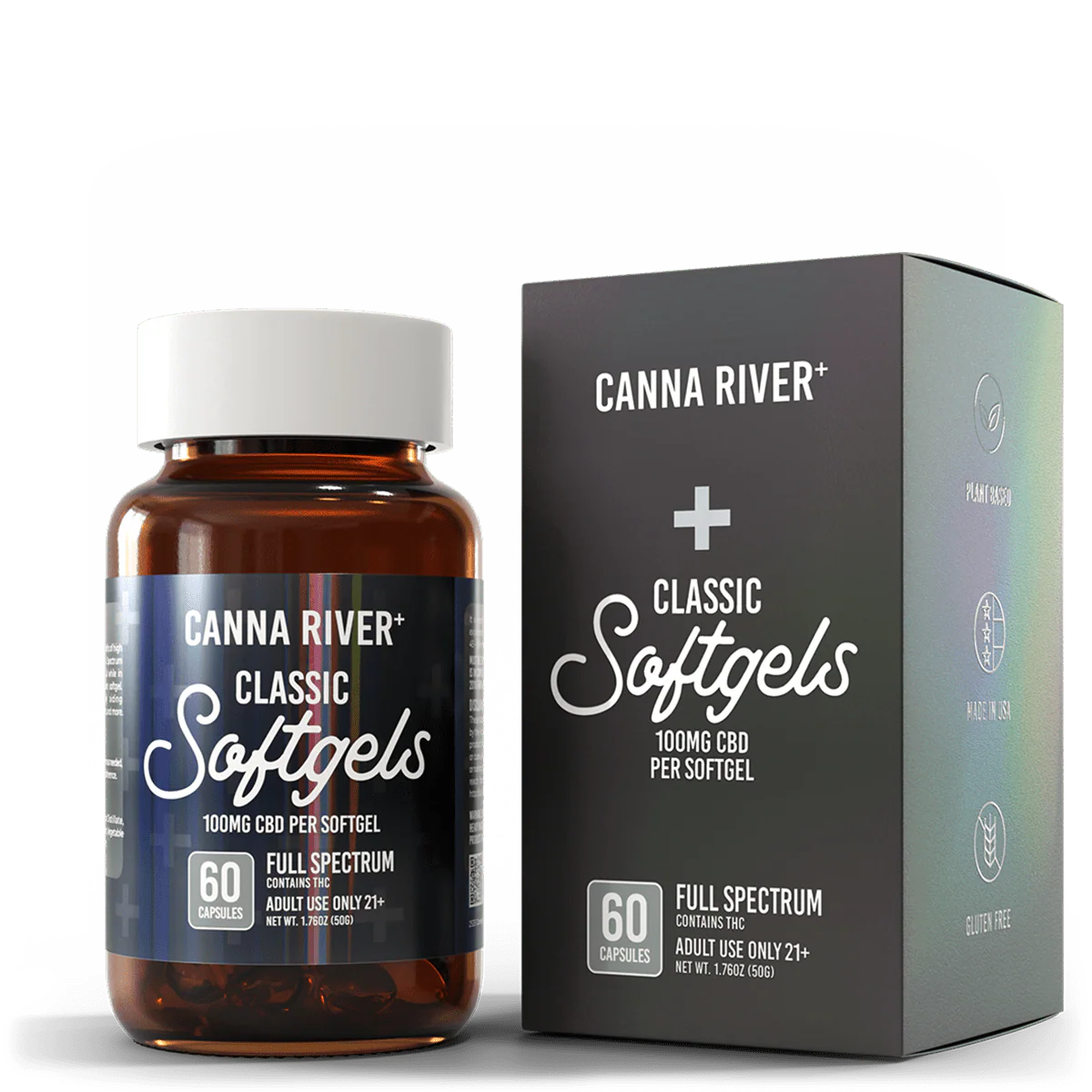 Canna River CBD Classic Softgels 100mg