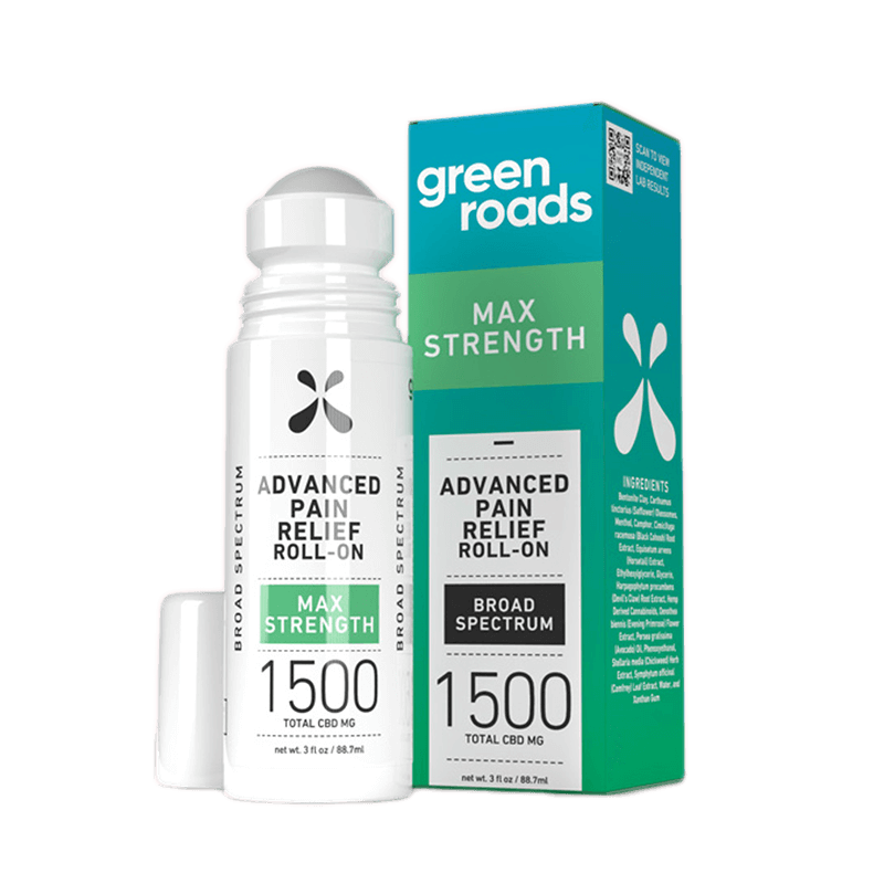 Green Roads Advanced Pain Relief Roll-On 1500mg CBD 3oz
