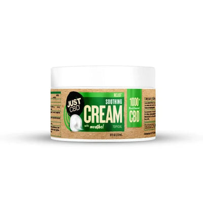 JustCBD CBD Relief Cream with Menthol 1000mg 8oz