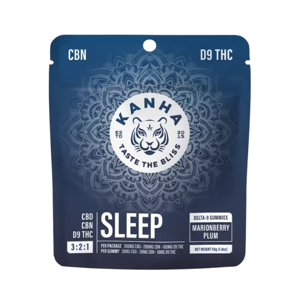 KANHA FX Sleep Gummies 30mg CBD 20mg CBN 10mg Delta 9 THC