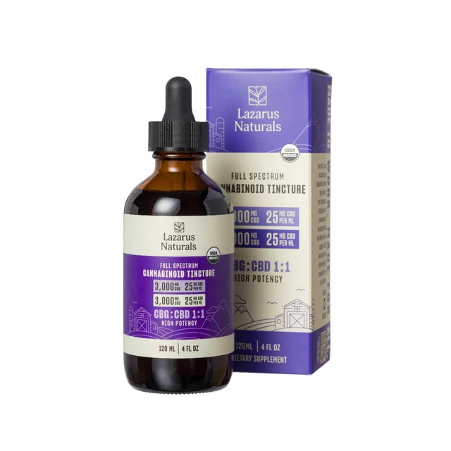 Lazarus Naturals CBD CBG Tincture 3000mg CBD 3000mg CBG 120mL