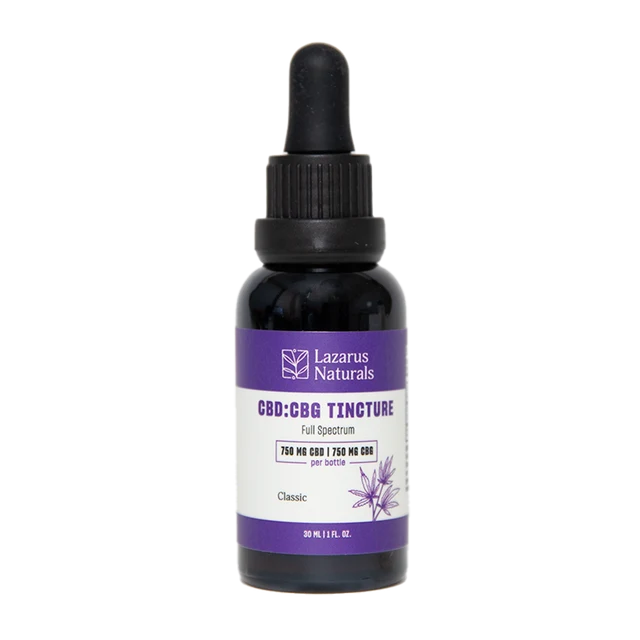 Lazarus Naturals CBD CBG Tincture 750mg CBD 750mg CBG 30mL