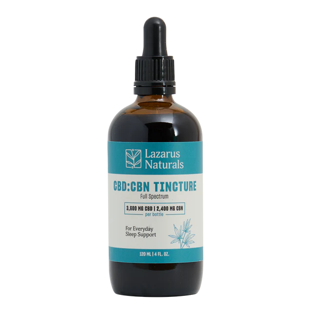 Lazarus Naturals CBD CBN Sleep Tincture 120mL 3600mg CBD 2400mg CBN