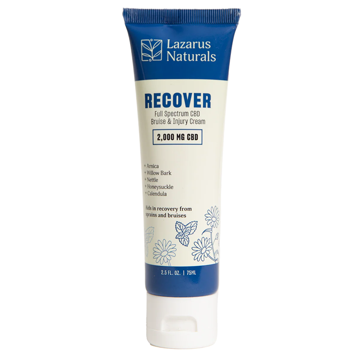 Lazarus Naturals Full Spectrum CBD Bruise and Injury Cream 2000mg 75mL