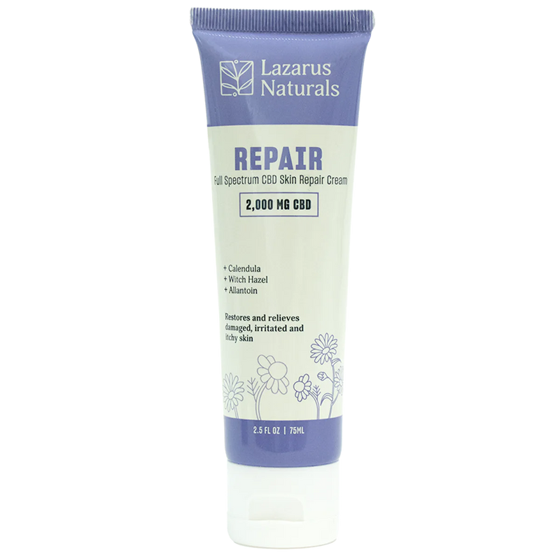 Lazarus Naturals Full Spectrum CBD Skin Repair Cream 2000mg 75mL