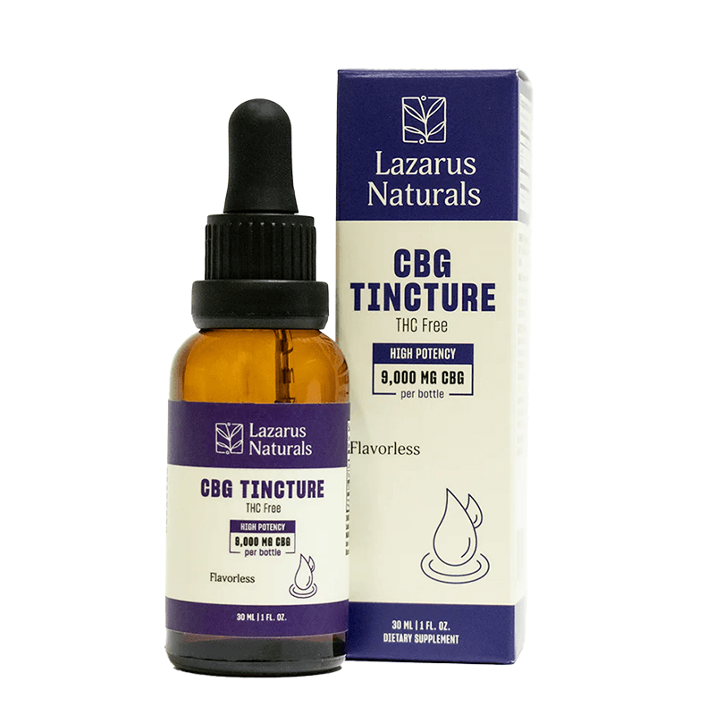 Lazarus Naturals High Potency CBG Isolate Tincture 300mg per mL Flavorless