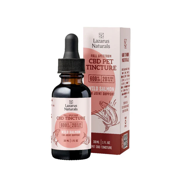 Lazarus Naturals Joint Support Pet CBD Tincture 600mg Wild Salmon 30mL