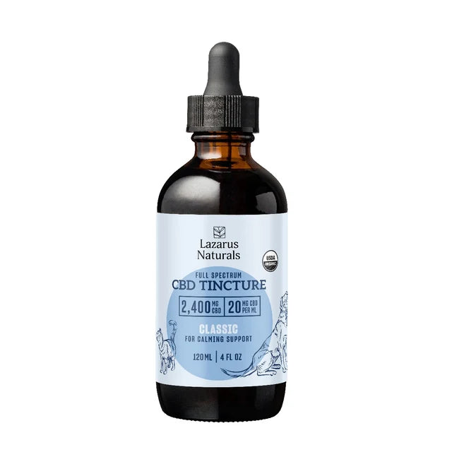 Lazarus Naturals Pet CBD Oil Tincture 2400mg Full Spectrum 120mL