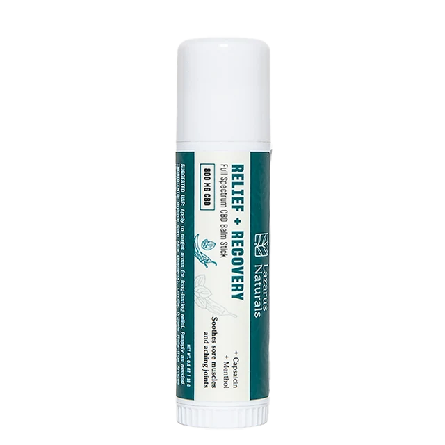 Lazarus Naturals Relief and Recovery CBD Balm Stick 800mg 16g