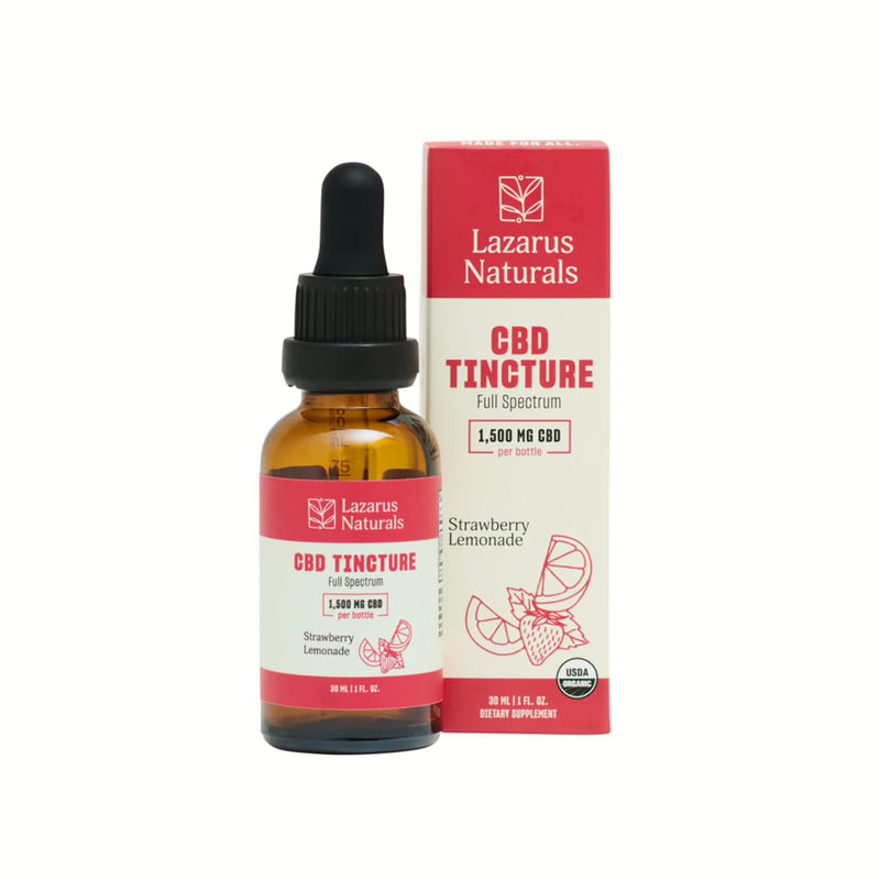 Lazarus Naturals Strawberry Lemonade CBD Tincture 1500mg 30mL