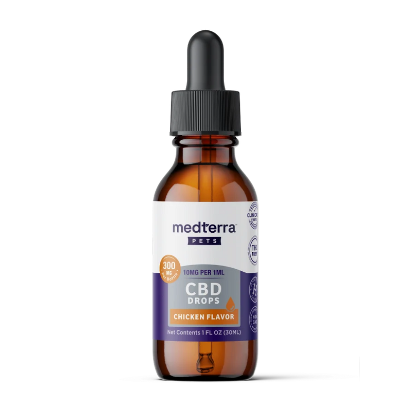 Medterra Chicken Flavor Pet CBD Tincture THC-Free 300mg 