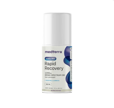 Medterra Rapid Recovery Cooling Broad Spectrum CBD Roll-On 1200mg 3 fl oz