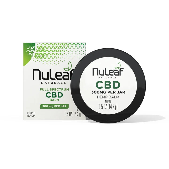 NuLeaf Naturals Full Spectrum CBD Balm 300mg 0.5 oz