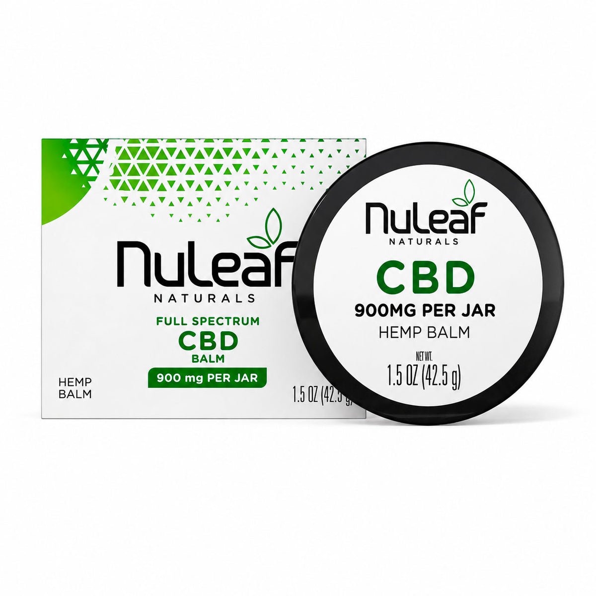 NuLeaf Naturals Full Spectrum CBD Balm 900mg 1.5 oz