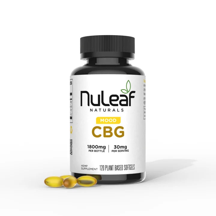 NuLeaf Naturals Full Spectrum CBG Capsules 1800mg 120 Softgels