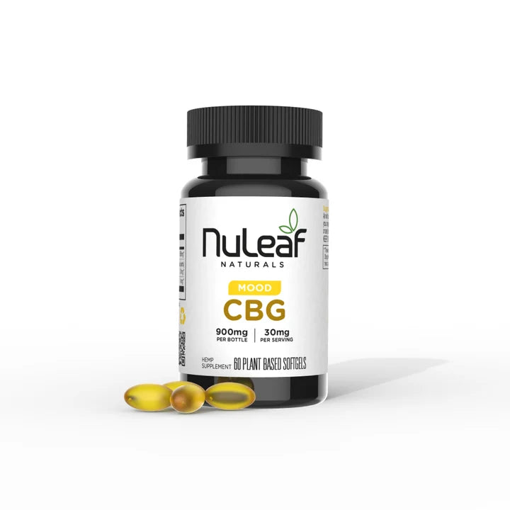 NuLeaf Naturals Full Spectrum CBG Capsules 900mg 60 Softgels