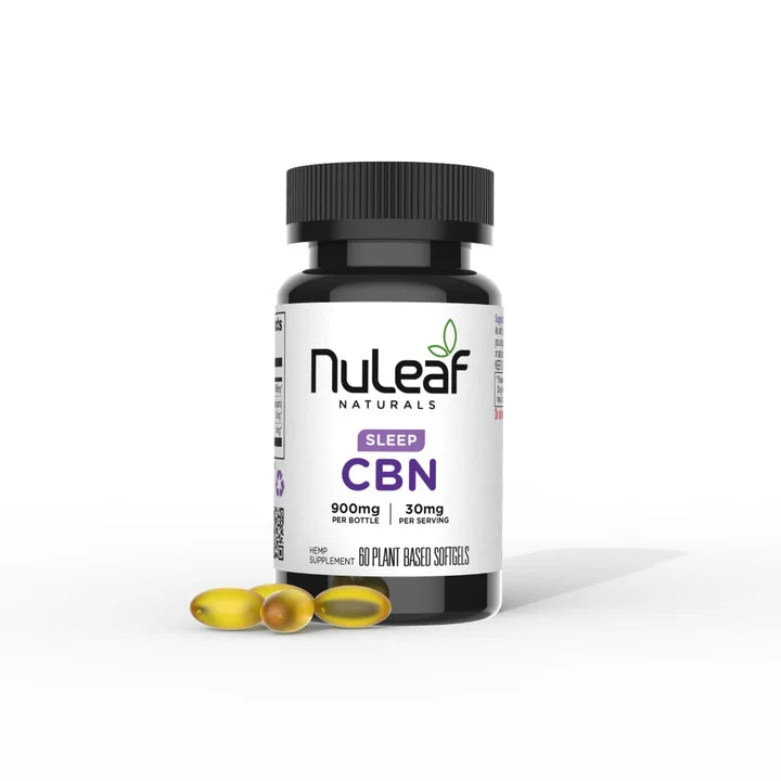 NuLeaf Naturals Full Spectrum CBN Capsules 900mg 60 Softgels