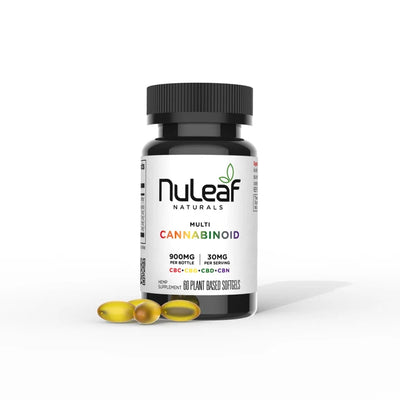 NuLeaf Naturals Multicannabinoid Capsules 900mg 60 Softgels