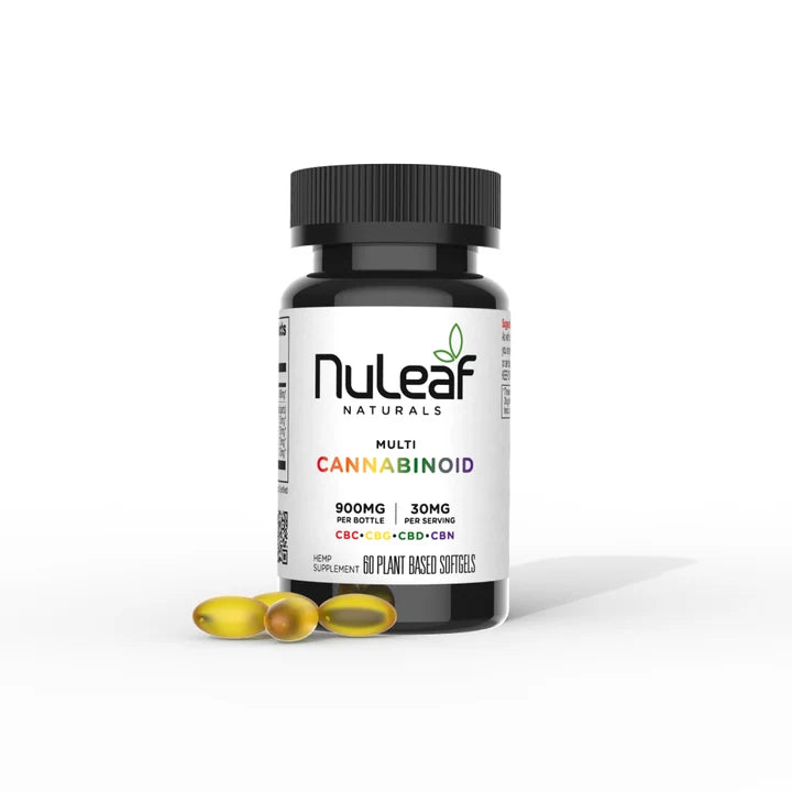 NuLeaf Naturals Multicannabinoid Capsules 900mg 60 Softgels