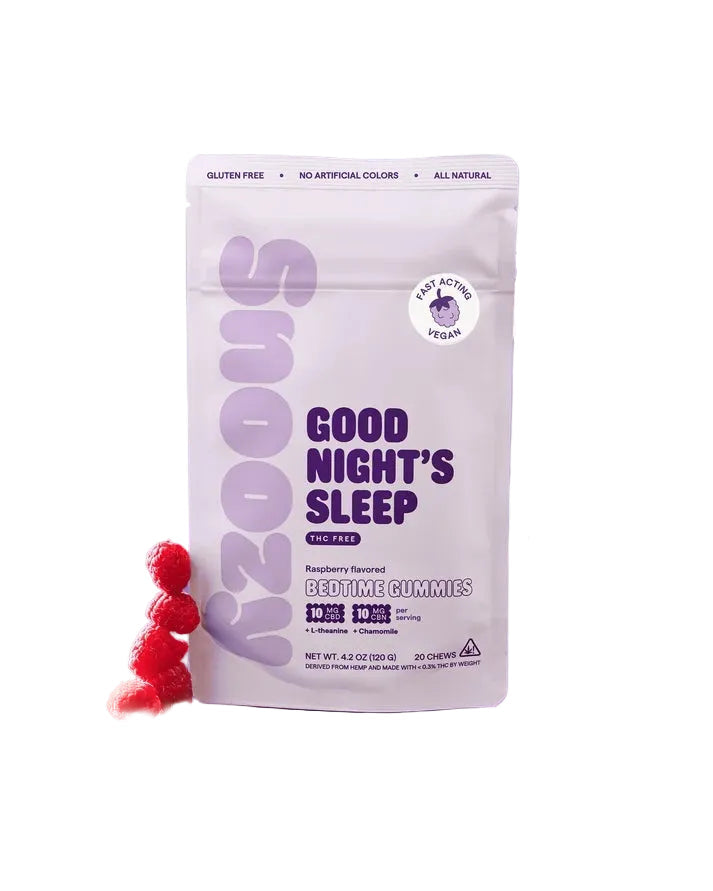Snoozy Good Night’s Sleep THC Free CBD CBN Gummies