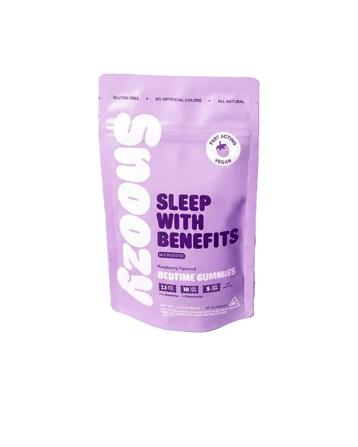 Snoozy Sleep With Benefits Microdose THC CBD CBN Gummies