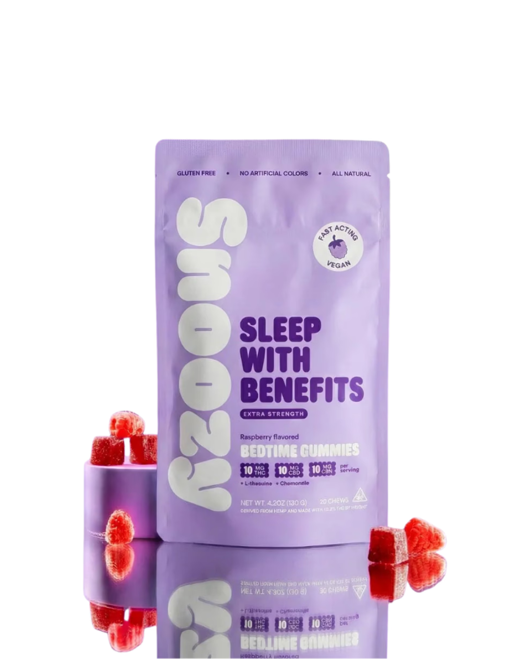 Snoozy Sleep With Benefits THC Extra Sleep Gummies CBD CBN