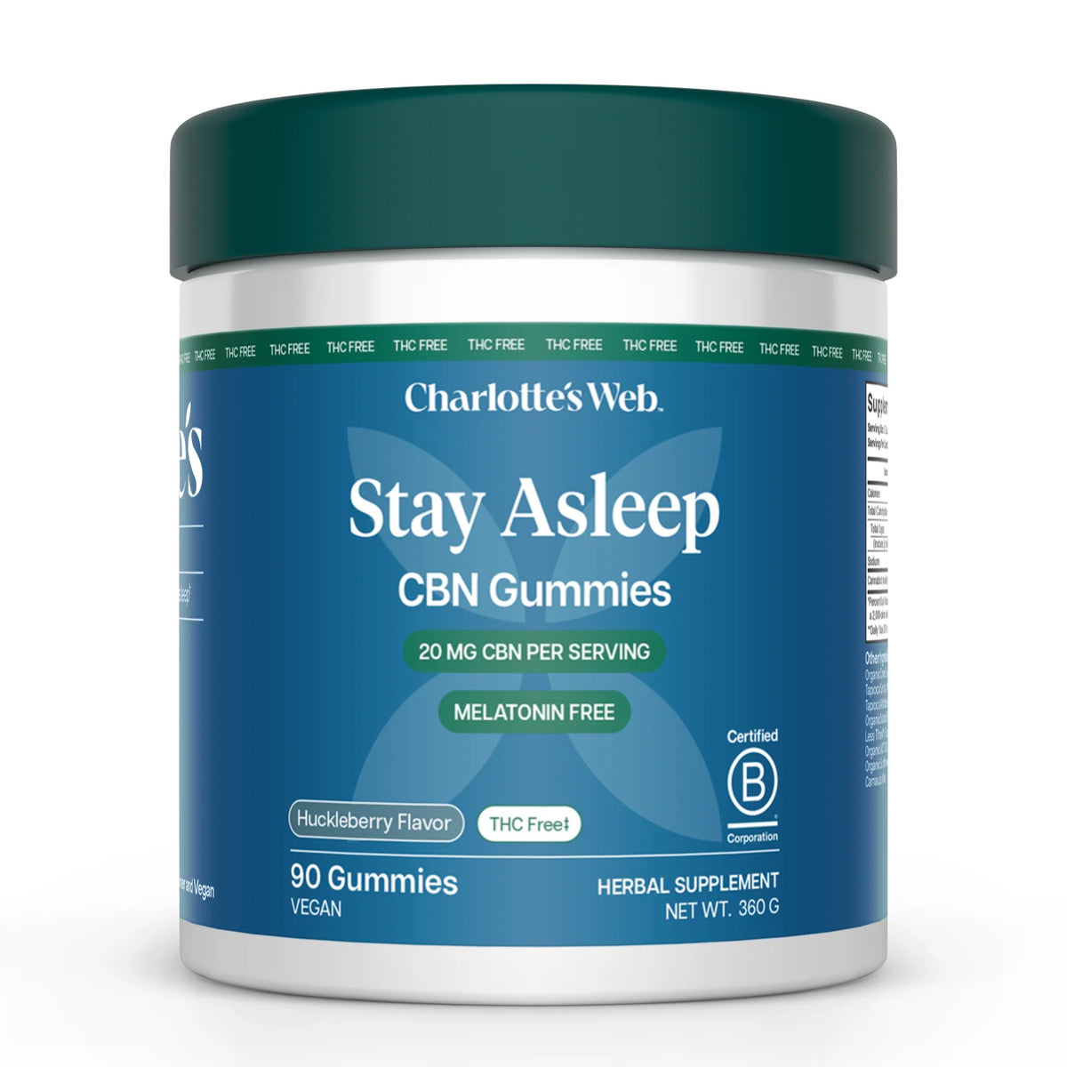Charlotte’s Web Stay Asleep THC-Free CBN Gummies