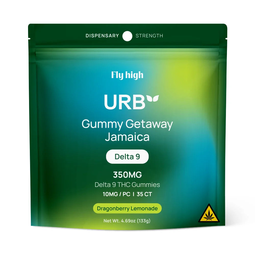 URB Gummy Getaway Jamaica Dragonberry Lemonade Delta 9 THC Gummies 10mg