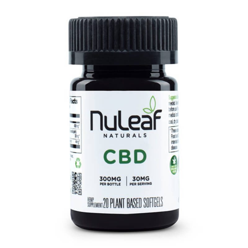 NuLeaf Naturals Full Spectrum CBD Softgels