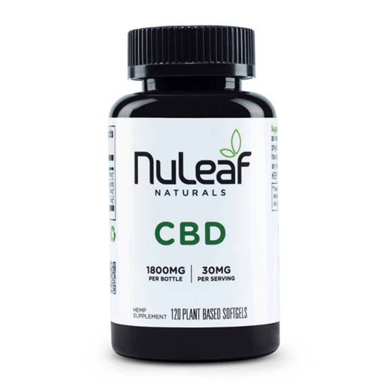 NuLeaf Naturals Full Spectrum CBD Softgels